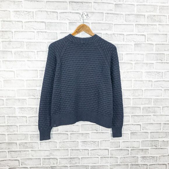 Lululemon Women's Textured Play Crew Sweater crew pullover blue size Large - Picture 7 of 9